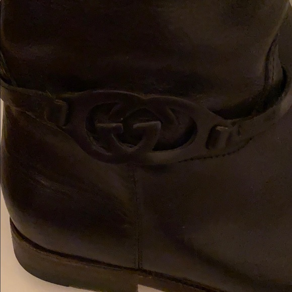 Gucci men’s black boots 7.5 - Picture 3 of 9